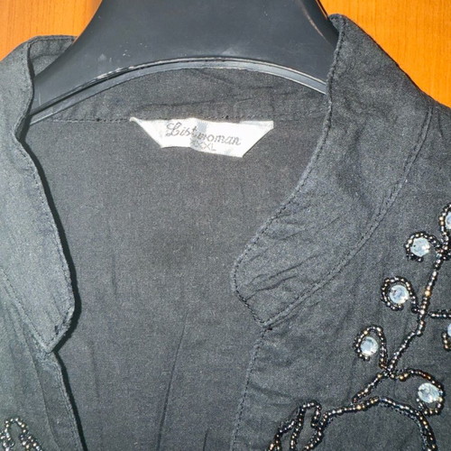Luxury black kaftan like new, size XXXL