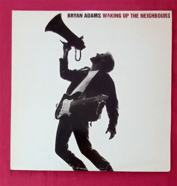 diplos diskos vinilio LP Bryan Adams "Waking Up The Neighbors".