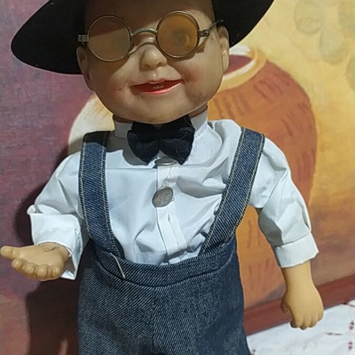 Vintage electric dancing boy doll