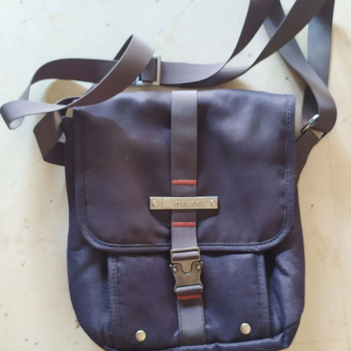 Delsey gray crossbody bag with 2 compartments, new
