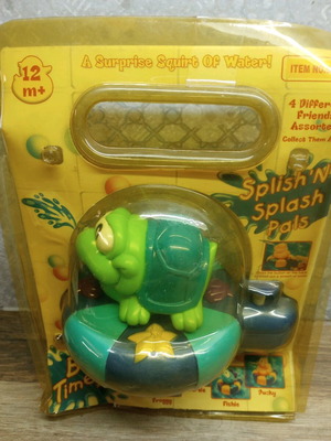 Vintage Bath Time Fun Turtle new bath toy by Schneider