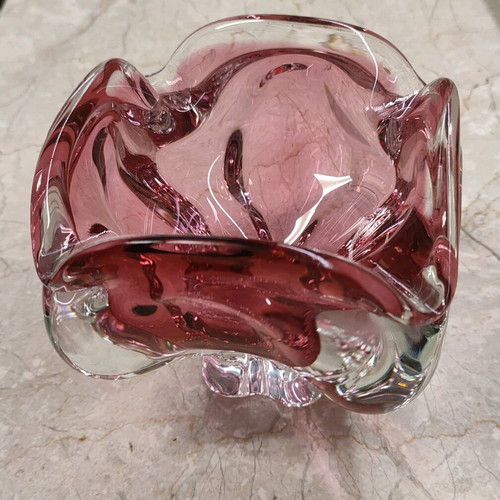 Vintage handmade Bohemian crystal decor like new