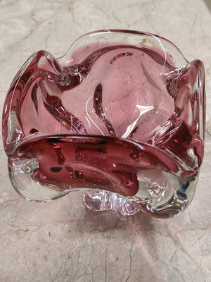 Vintage handmade Bohemian crystal decor like new