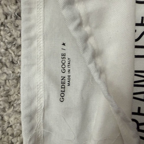 Golden Goose Fabric Dust Bag like new, white