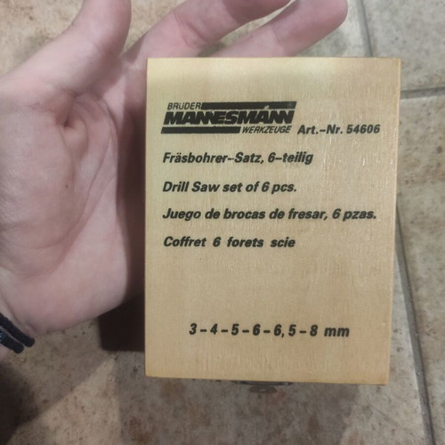 MANNESMANN Titanium Milling Drill Set 54606 new