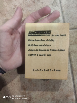 MANNESMANN Titanium Milling Drill Set 54606 new