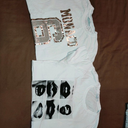 Blouses used, one large and one medium