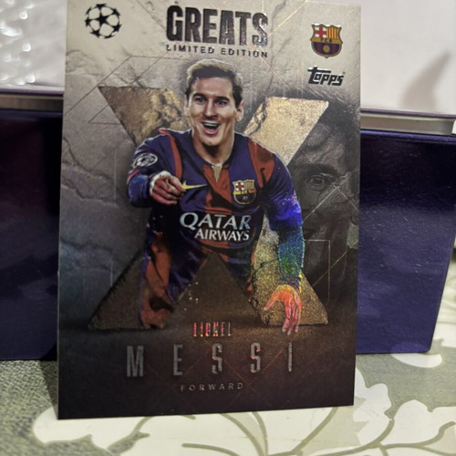 Κάρτα Lionel Messi Greats Limited Edition Topps Match Attax καινούργια