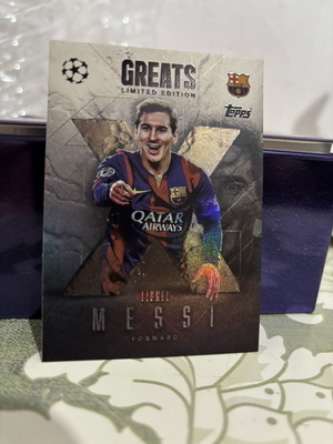Κάρτα Lionel Messi Greats Limited Edition Topps Match Attax καινούργια
