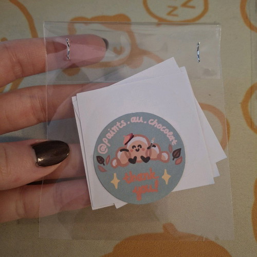 Stardew Valley round stickers new, pack of 5 with chicks