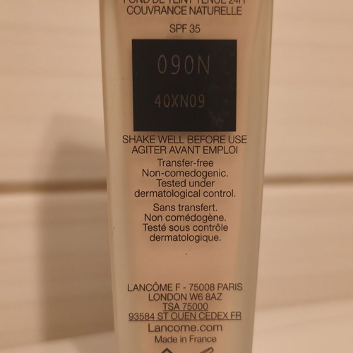 Lancome Teint Idole Ultra Wear Foundation Shade 90N with SPF35 like new
