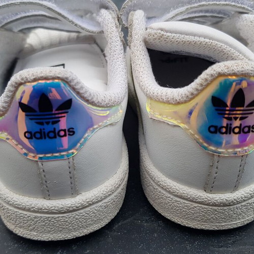Adidas Superstar Ortholite Kids Shoes Size 20 White Like New
