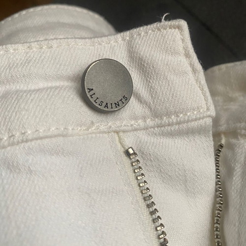 All Saints white jeans like new, size S / 36 / 8