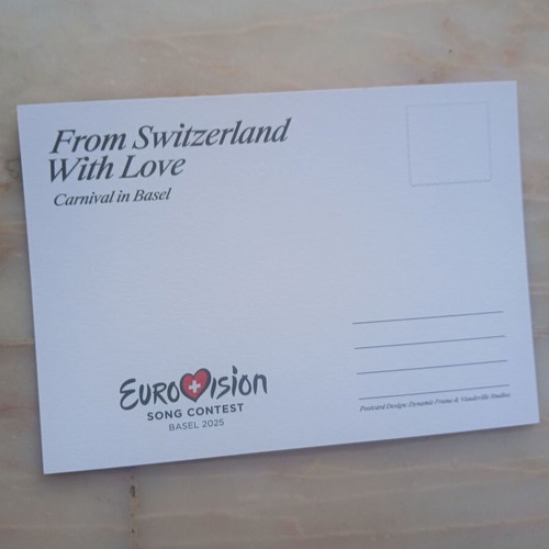 Eurovision 2025 postcard new
