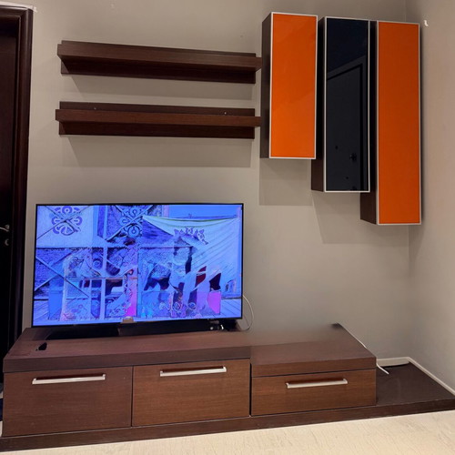 TV unit made of oak wood like new