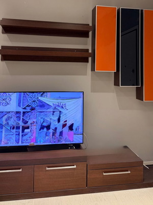 TV unit made of oak wood like new