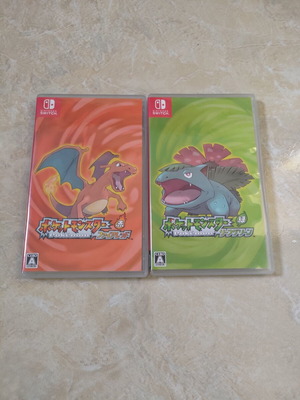 Θήκη καρτών παιχνιδιών Nintendo Switch Pokemon FireRed και LeafGreen καινούργια