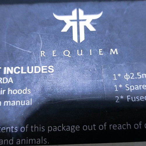 Requiem RDA like new