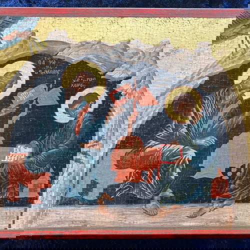 Αυθεντική αγιογραφία Πατμού Ιωάννη Θεολόγου για τα 900 χρόνια της Μονής