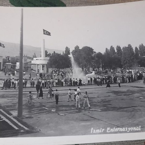 Vintage postcard International Exhibition of Smyrna, like new