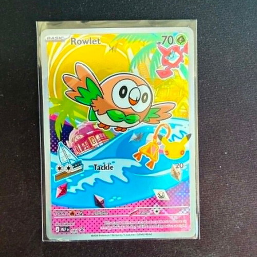 Pokemon Rowlet 043 Promo First Partner 30 Years new