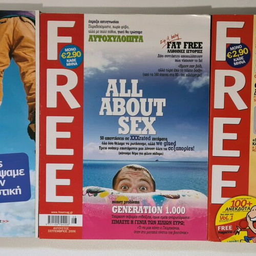 Free magazines like new, pack of 3 issues 2003-2006