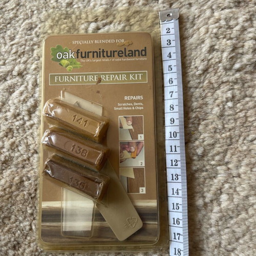 Oak Furnitureland furniture repair kit new with wax sticks