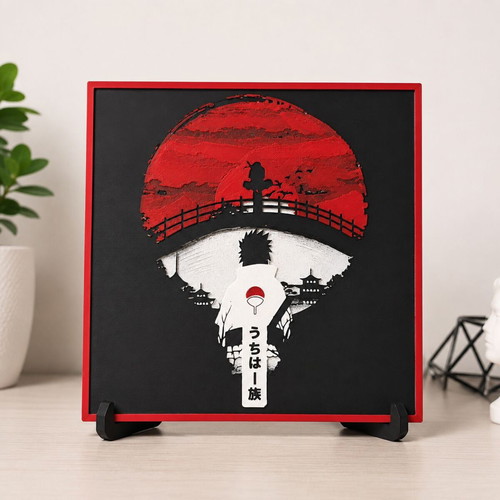 Uchiha Clan 3D Printed Wall Art New Naruto Sasuke Itachi