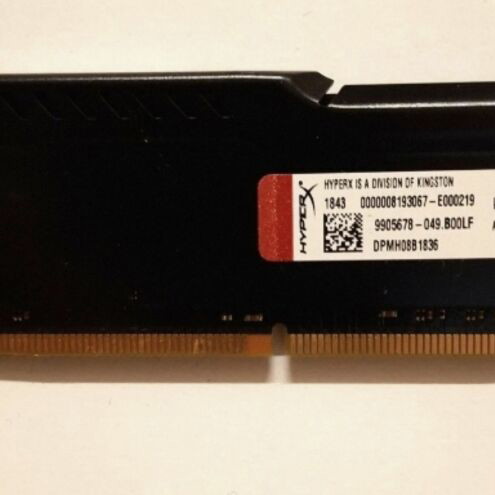 HyperX Fury Kingston 4GB DDR4 RAM 2133MHz like new
