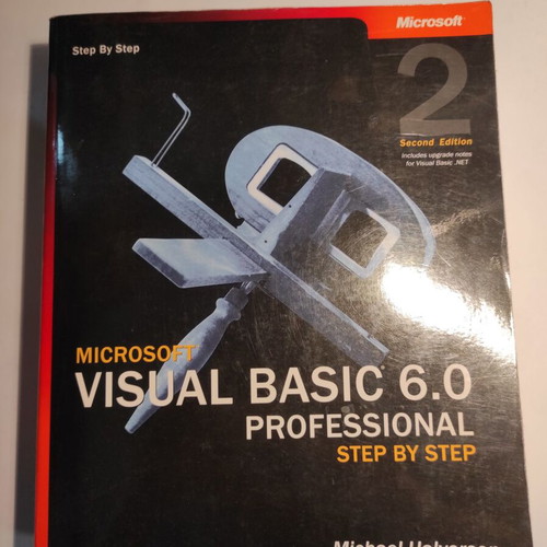 Microsoft Visual Basic 6.0 professional book used with CD