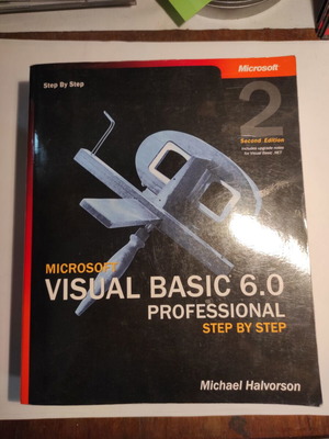 Microsoft Visual Basic 6.0 professional book used with CD