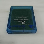 Sony PlayStation 2 Memory Card, genuine, translucent blue (Island Blue)