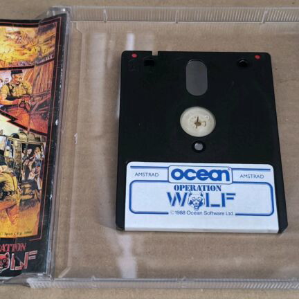 Operation Wolf (Ocean) Amstrad Disk like new