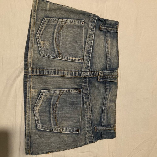 Mini denim skirt Pull & Bear like new, size M, blue