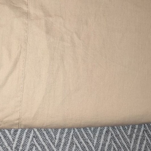 Bed sheet used for double bed yellow