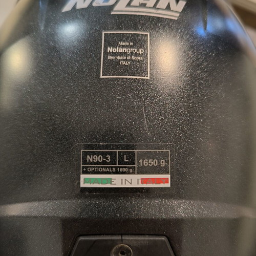 Nolan N90-3 Classic N-Com Modular Helmet like new, size L, black-graphite