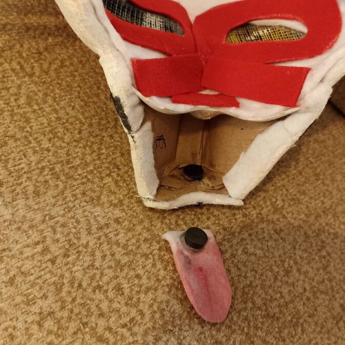 Therian Mask fox cosplay handmade, used, teen size 8-14 years