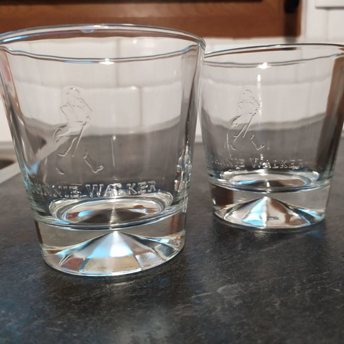 Johnie Walker glass set used