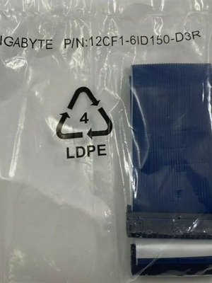 2 καλωδιοταινίες δίσκου Gigabyte P/N 12CF1-6ID150-D3R Connector Ribbon Cable Blue HDD & FDD Cables