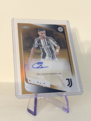 Topps 2025-26 Francisco Conceicao Auto UCC Chrome Gold Lava Juventus Turin like new