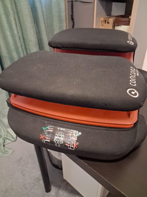 Concord car seat cushions used, set of 2