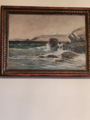 Alkis Pierrakos painting