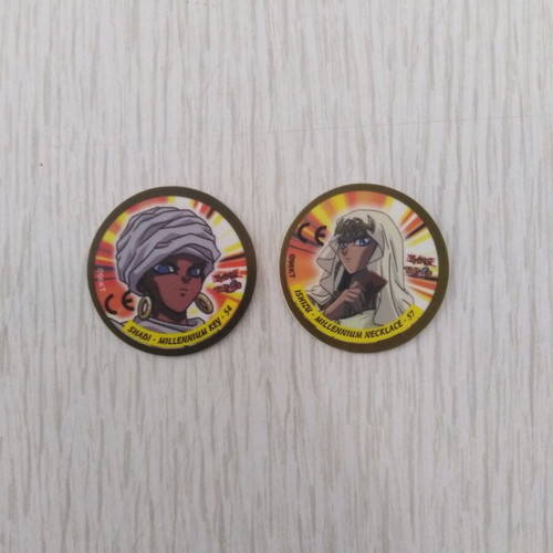 Yugioh Tazos pack 54 and 57 like new