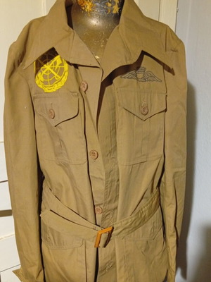 Veterans tunic, rare, worn by period veteran