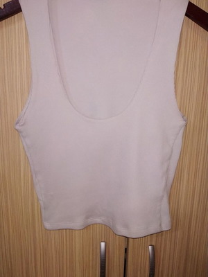 Μπλούζα Zara small rip μεταχειρισμένη, crop, γκρι