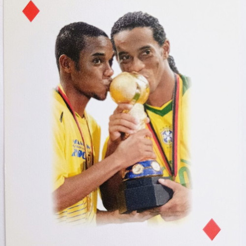 Ronaldinho & Robinho Collectible Card like new, Brazil 2006