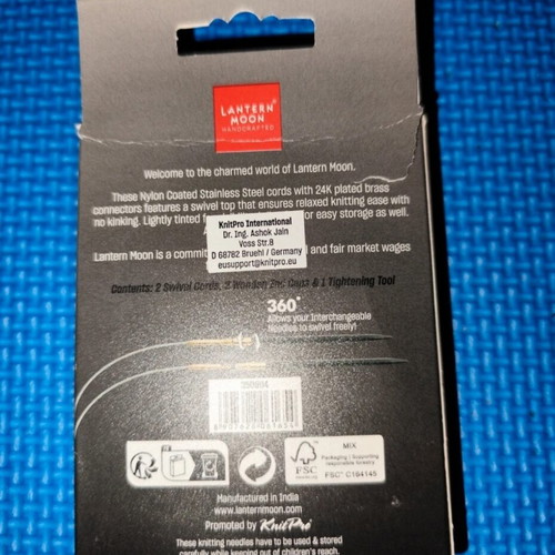Lantern Moon swivel cords 32" 80cm new set
