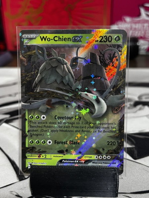 Wo-Chien Ex Paldea Evolved διπλά σπάνια κάρτα σαν καινούργιο
