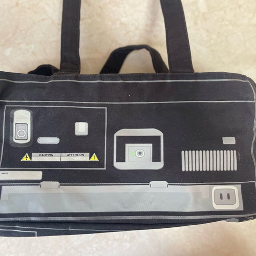 Boombox NYC Parcel Handbag with Built-in Stereo Speakers New
