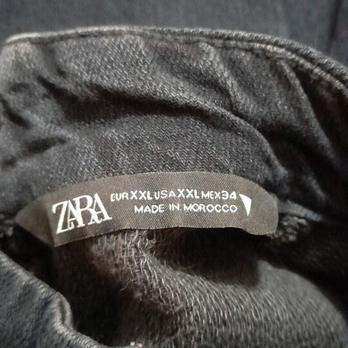 Zara long blue denim dress